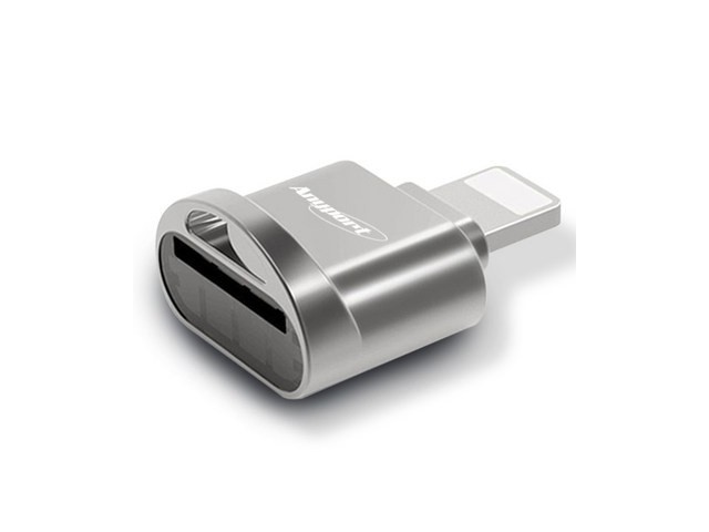 [마이크로 sd카드 아이폰] 소중한 구매 애니포트 아이폰 8핀 OTG Micro SD / TF 카드리더기 AP-ICR10